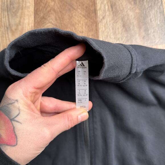 Adidas ID Mesh Bomber Jacket Women's XL Black Athletic Training‎ Soccer 6462 - Picture 6 of 13